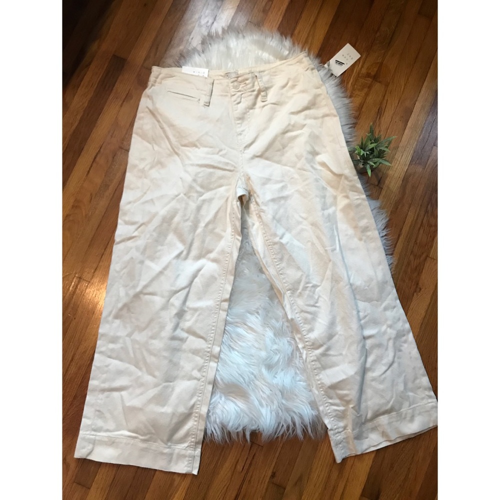 Women’s A New Day High Rise Wide Leg Cropp…